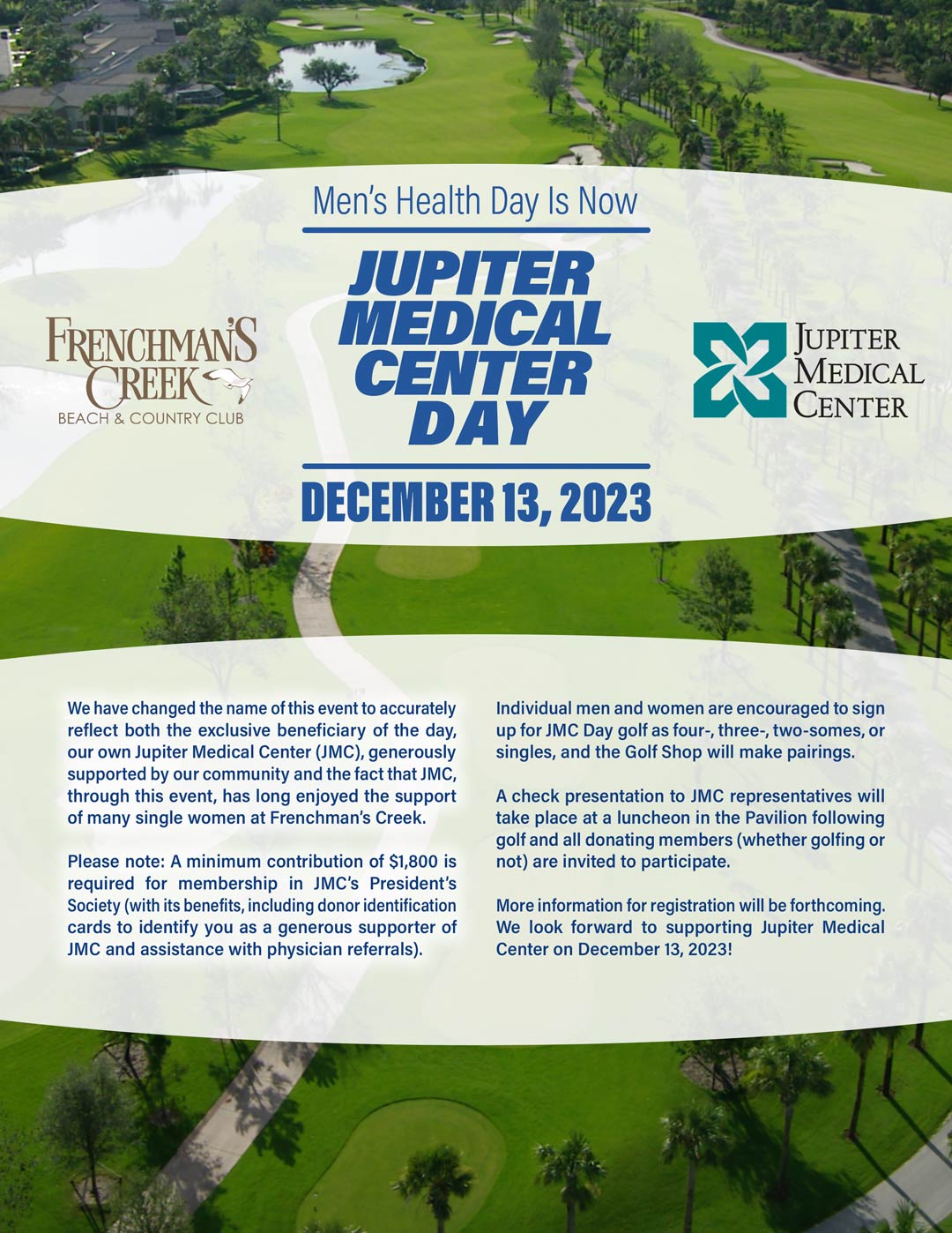 Frenchman's Creek Beach & Country Club Jupiter Medical Center Day