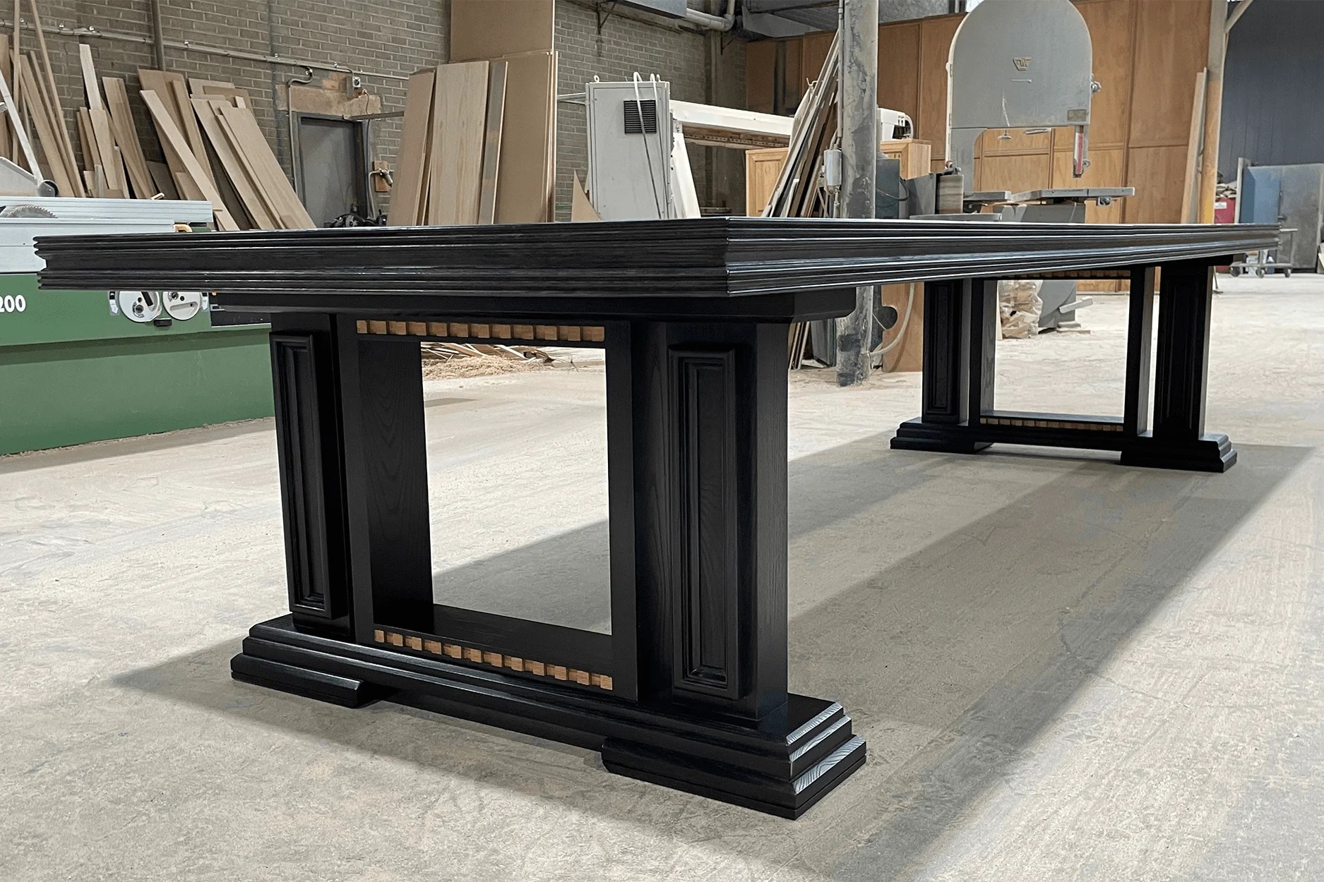 Contemporary Hamptons Parquetry Table French Tables