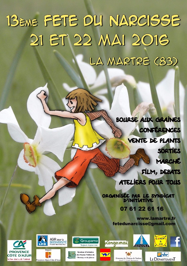 13e Fête du Narcisse Du 21/05/2016 au 22/05/2016 La Martre