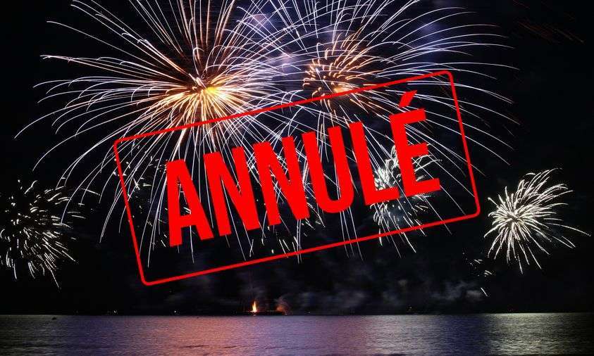 Annulation du feu d'artifice au PuySainteRéparade Le PuySainte