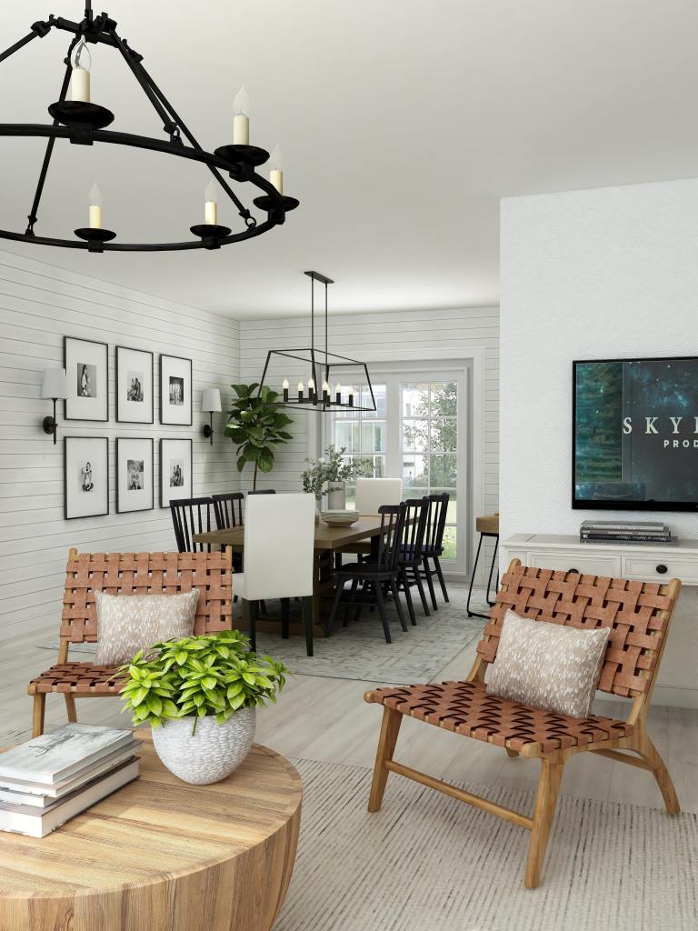 Chic farmhouse inspired design for a modern home