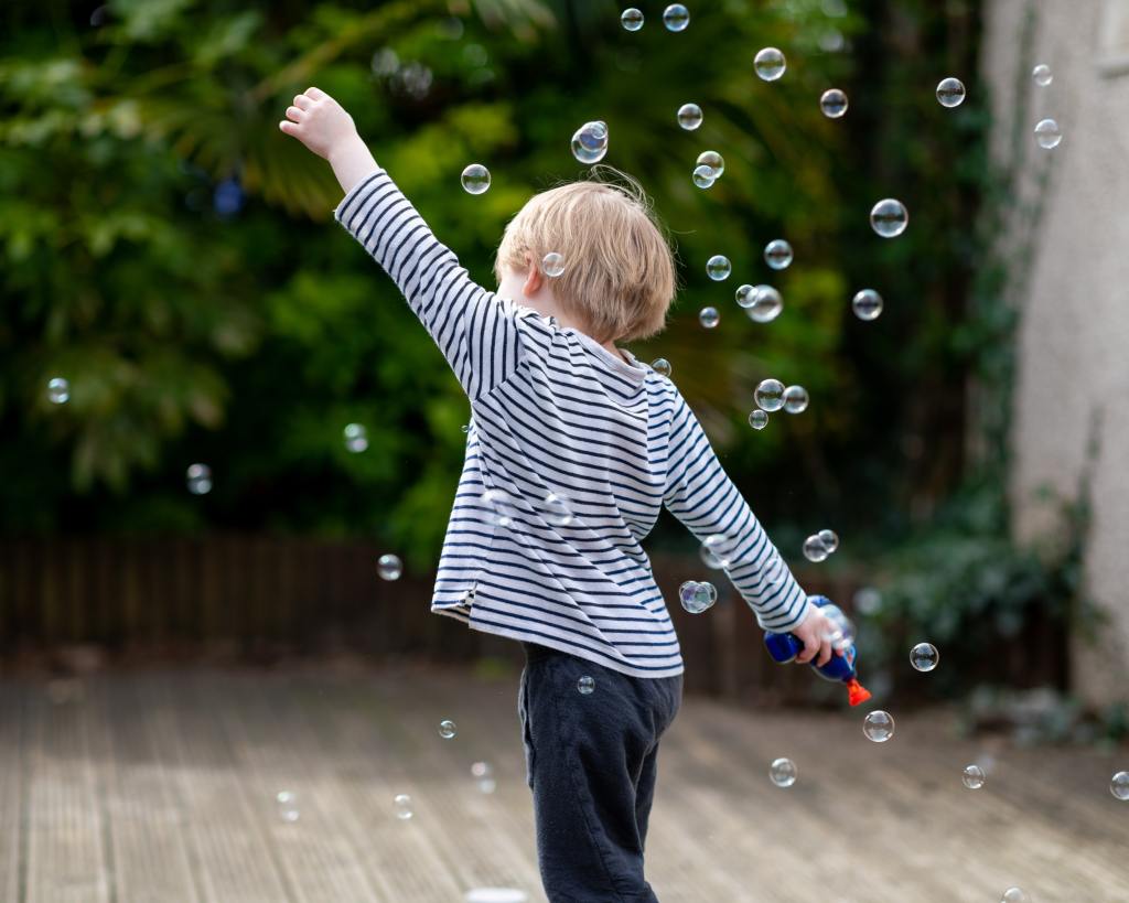 Kids love being outside, so encourage outdoor activities at home