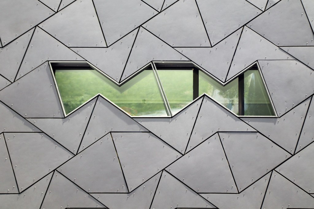 Stunning window facade panel