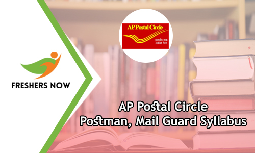 AP Postal Circle Postman Syllabus 20182019 PDF Download Mail Guard