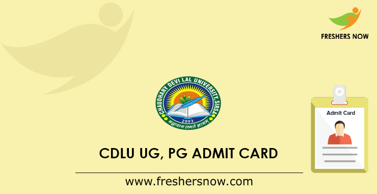 CDLU Admit Card 2022 (Out) UG/ PG Exam Hall Ticket
