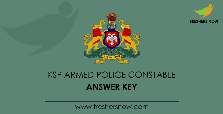 KSP Armed Police Constable Answer Key 2020 PDF (Out) Exam Key