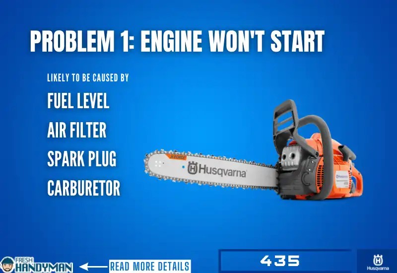 Fix 5 Husqvarna 435 Chainsaw Problems & Maintenance Tips