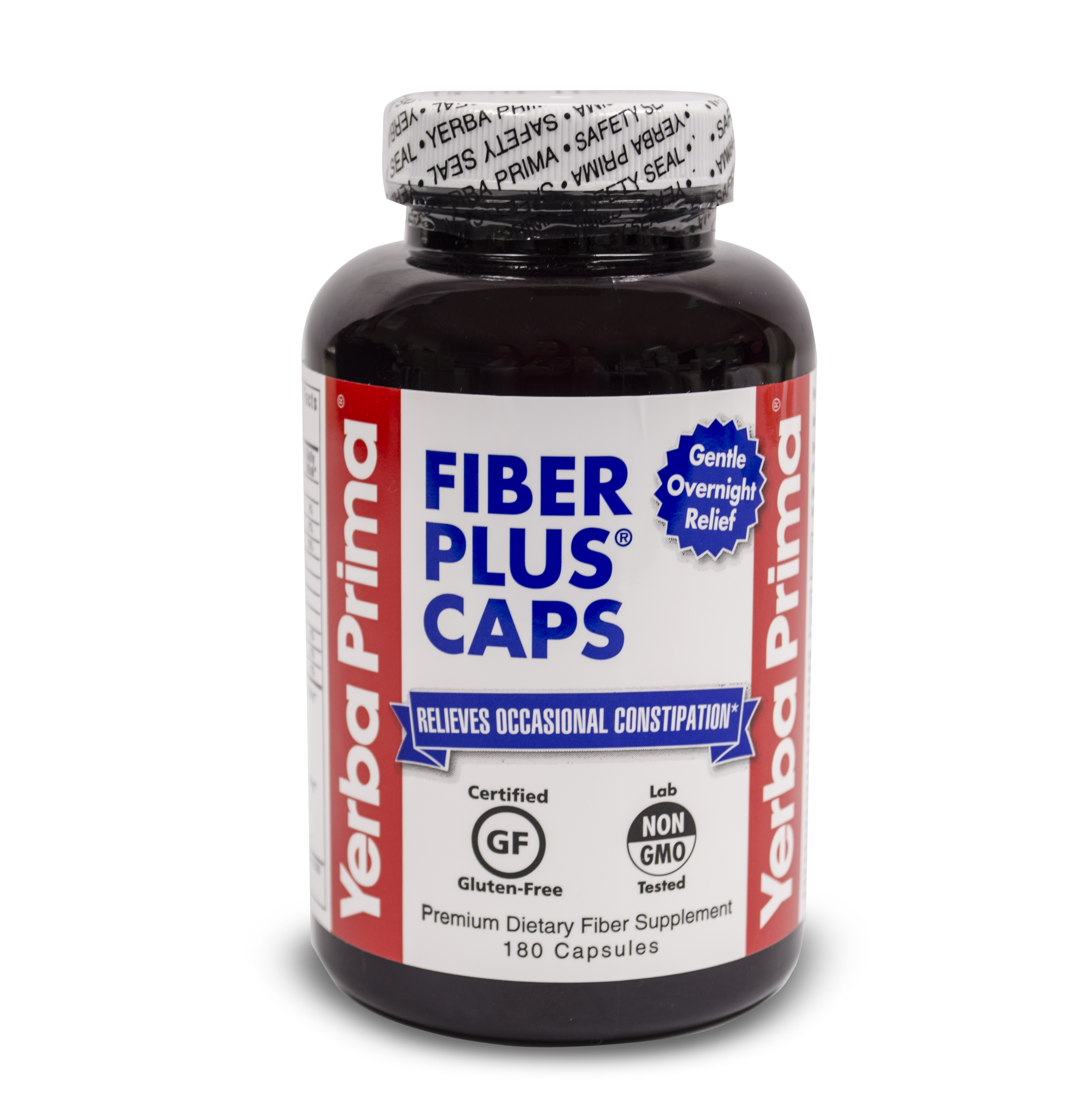 Yerba Prima Fiber Plus Capsules 625mg 180ct Fresh Health Nutritions