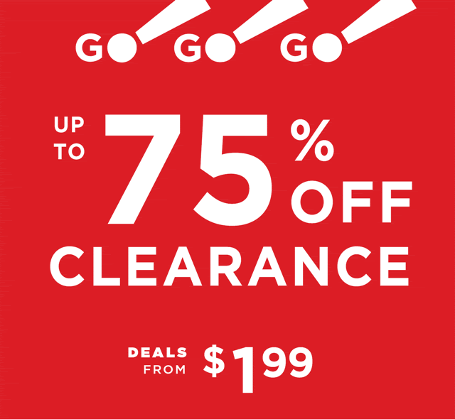 Old Navy Up to 75 off Clearance Sale