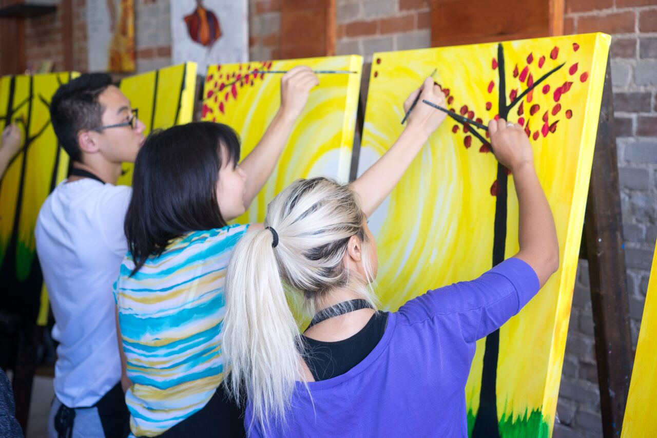 Virtual Corporate Art Parties Fresh Paint Art Studio & Cafe