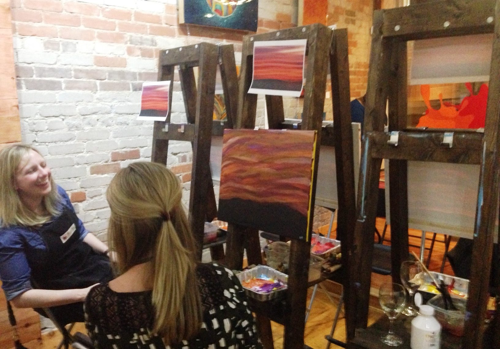 Paint Night Toronto Fresh Paint Studio & Art Cafe Corporate Painting