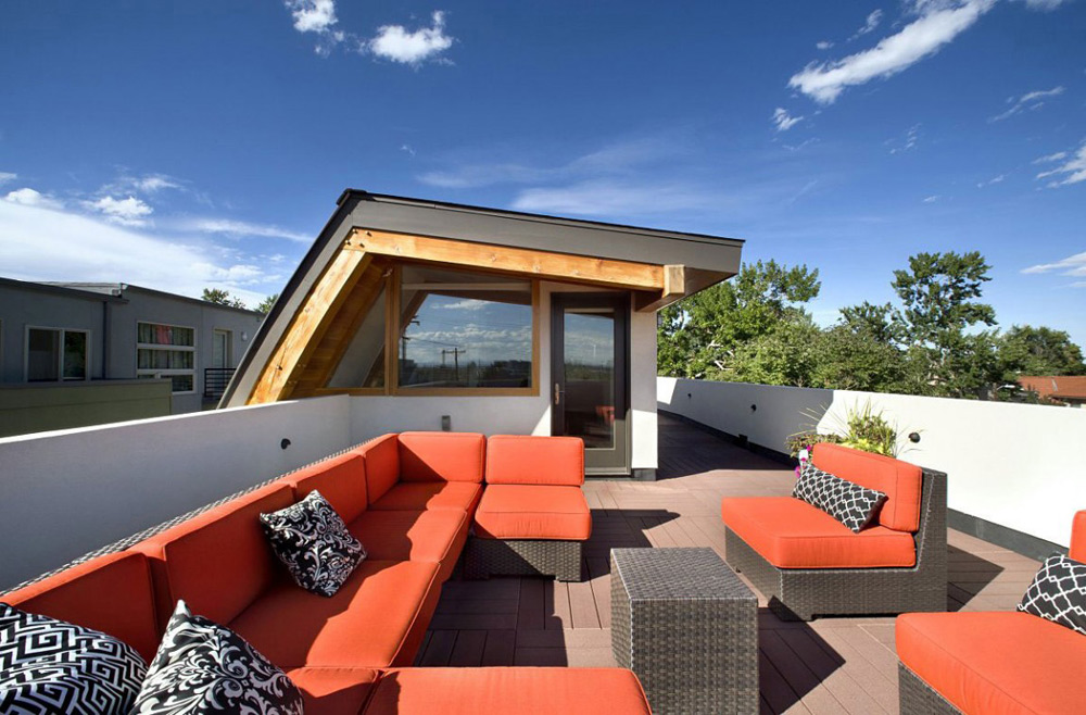 Rooftop Terrace, Shield House, Colorado by Studio HT