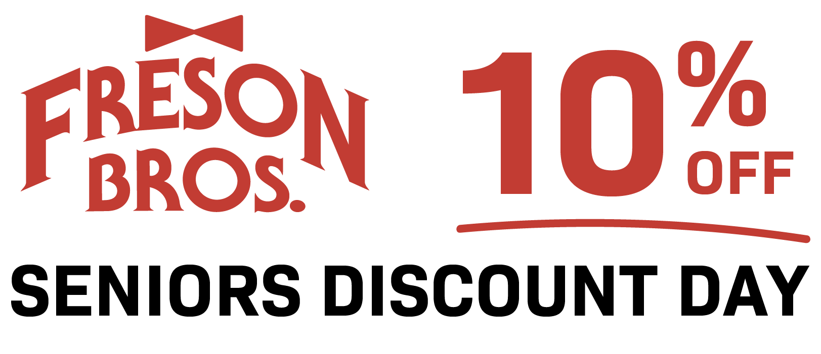 Seniors Discount Freson Bros. Fresh Market 10 Off