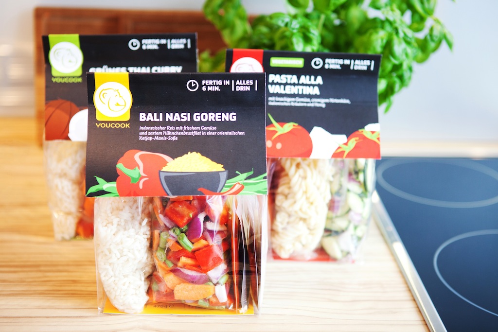 Kochkits von YOUCOOK mit küchenfertige Zutaten lecker und gesund