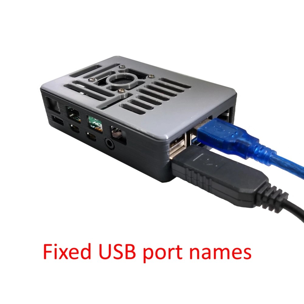 Assign fixed USB port names to your Raspberry Pi •