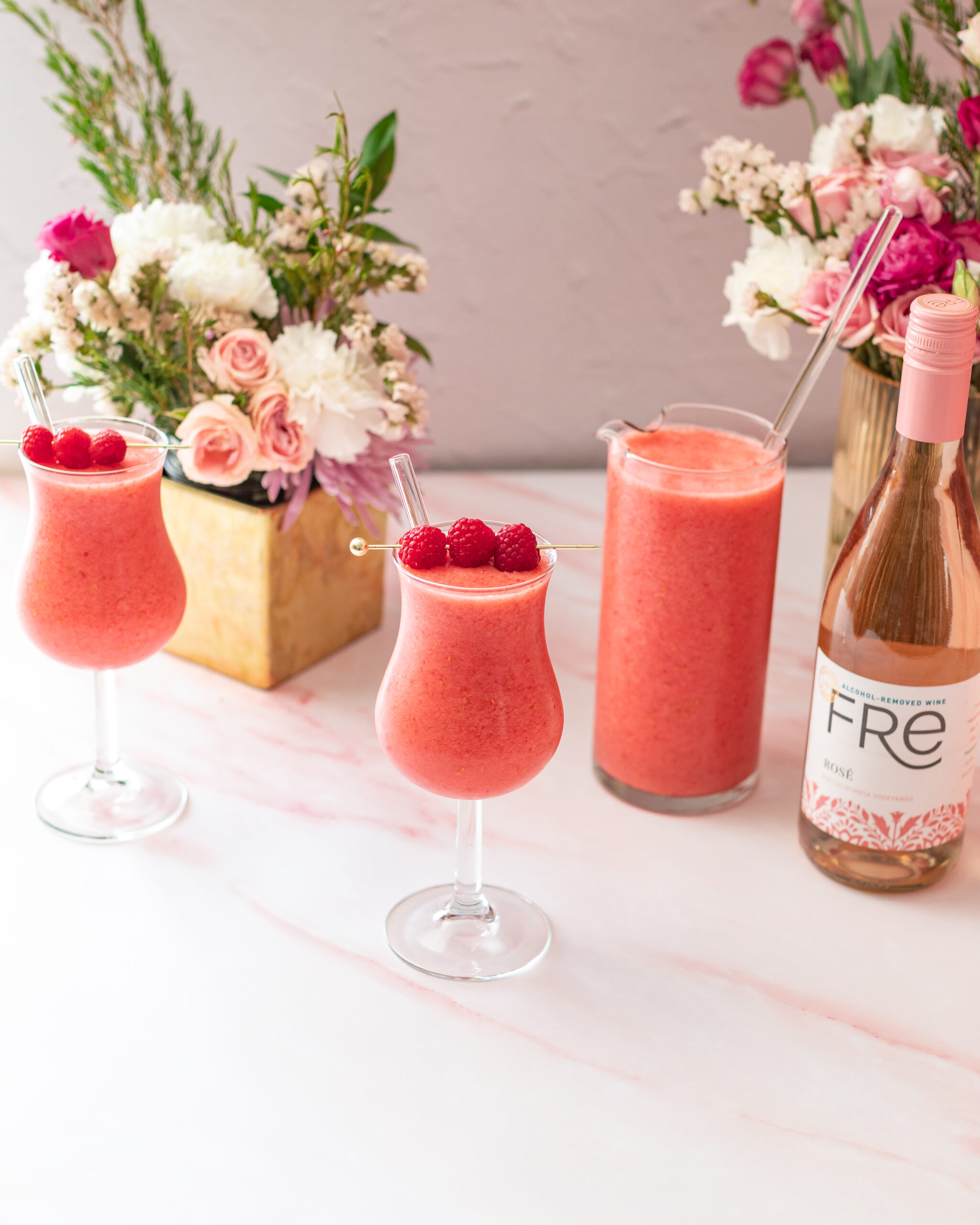 AlcoholRemoved Raspberry Frosé Fre Wines NonAlcoholic Wines
