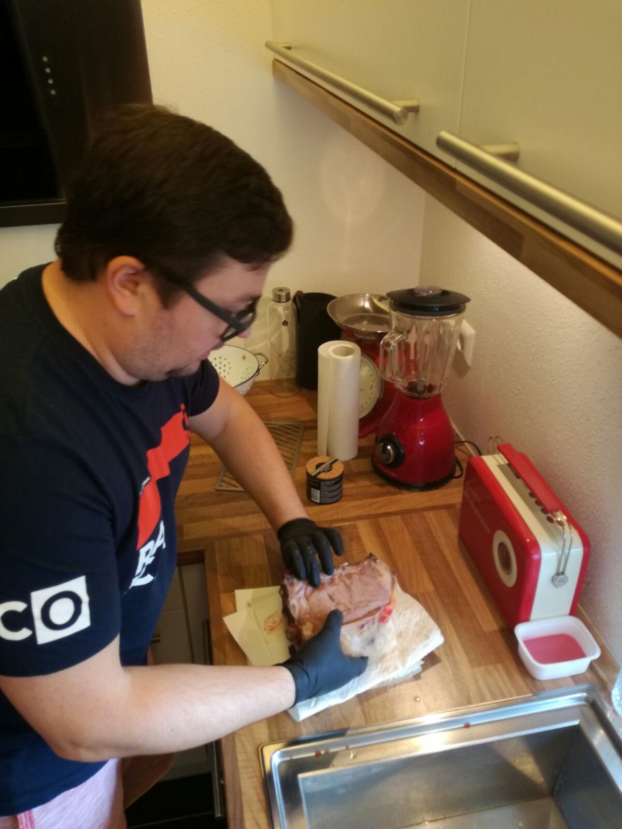 1400 Gramm Dry Aged BoneIn RibEye Steak (SousVide & Beefer