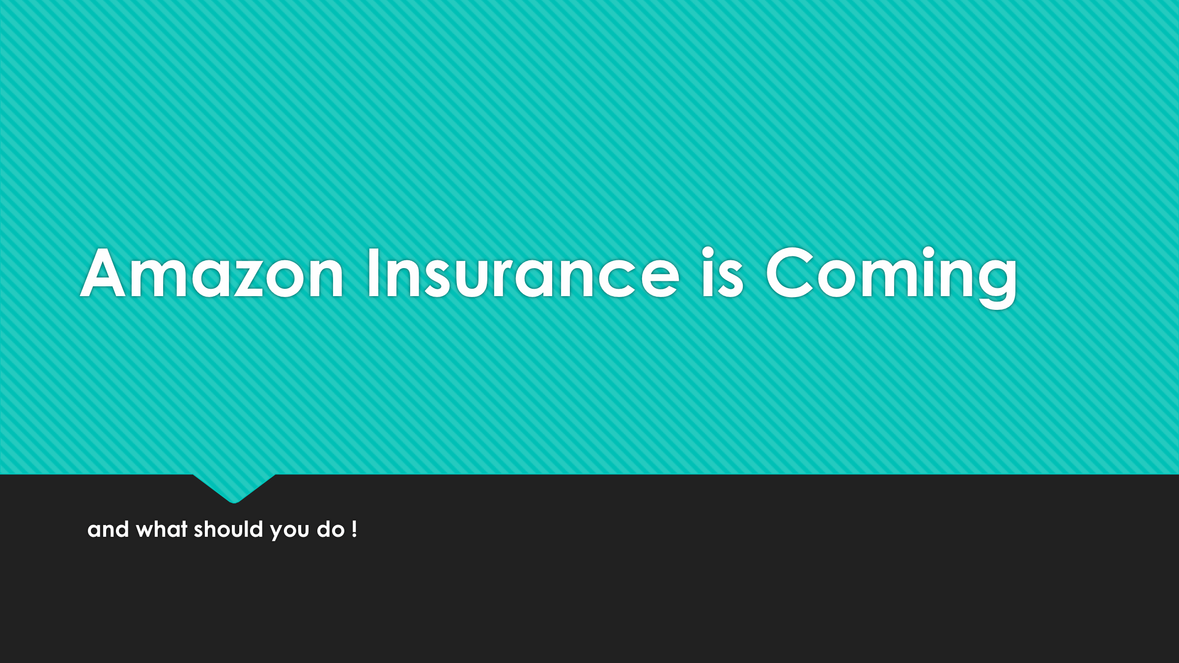 Amazon Insurance Company Is Coming And What Should You Do Friendly Agent Bot