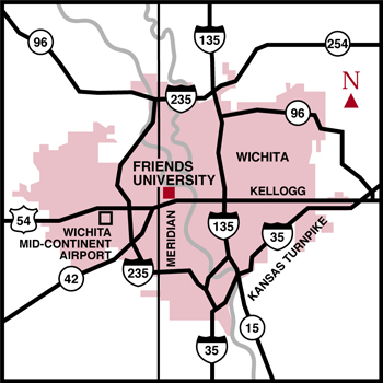 Friends University Campus Map Wichita Campus - Friends University