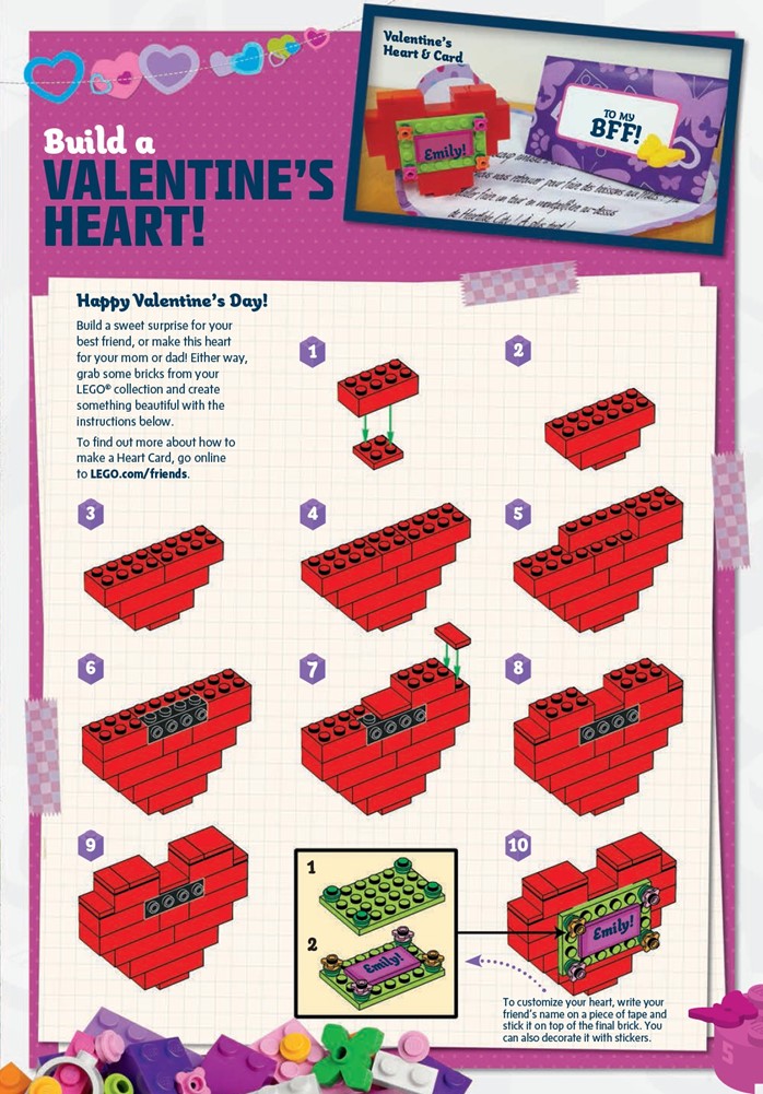 Friends Bricks LEGO Friends Building Instructions