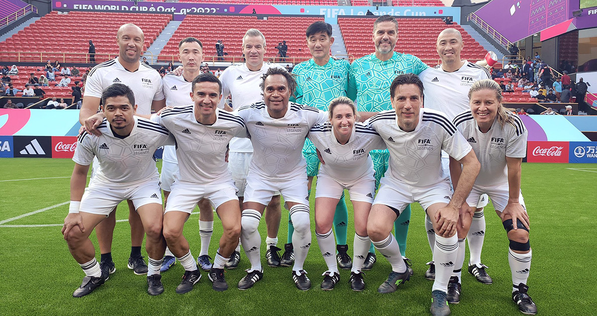 Kiwi football legends get to play at Qatar tournament after all Friends of Football