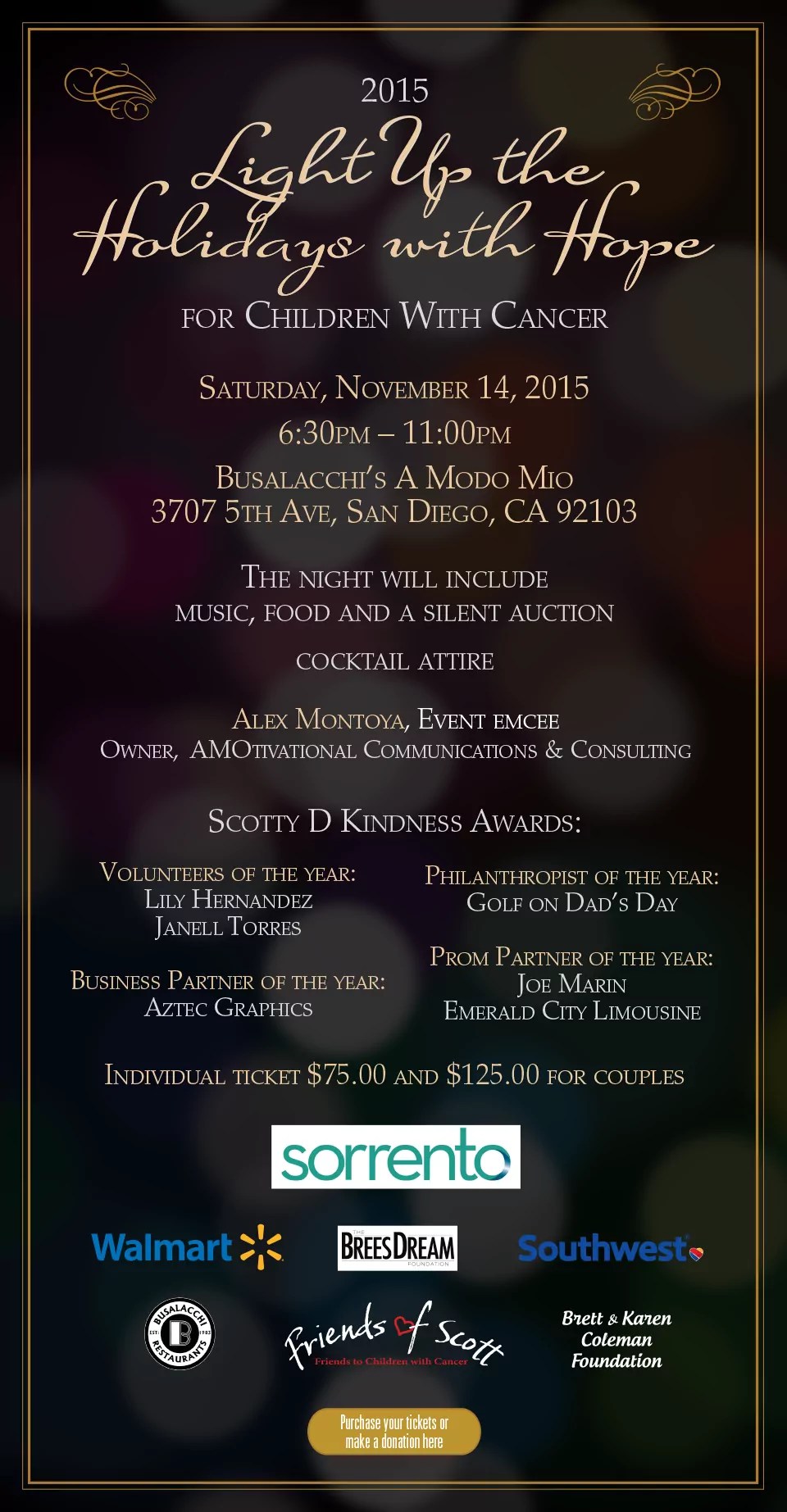 Events Light Up the Holidays with Hope Friends of Scott Foundation