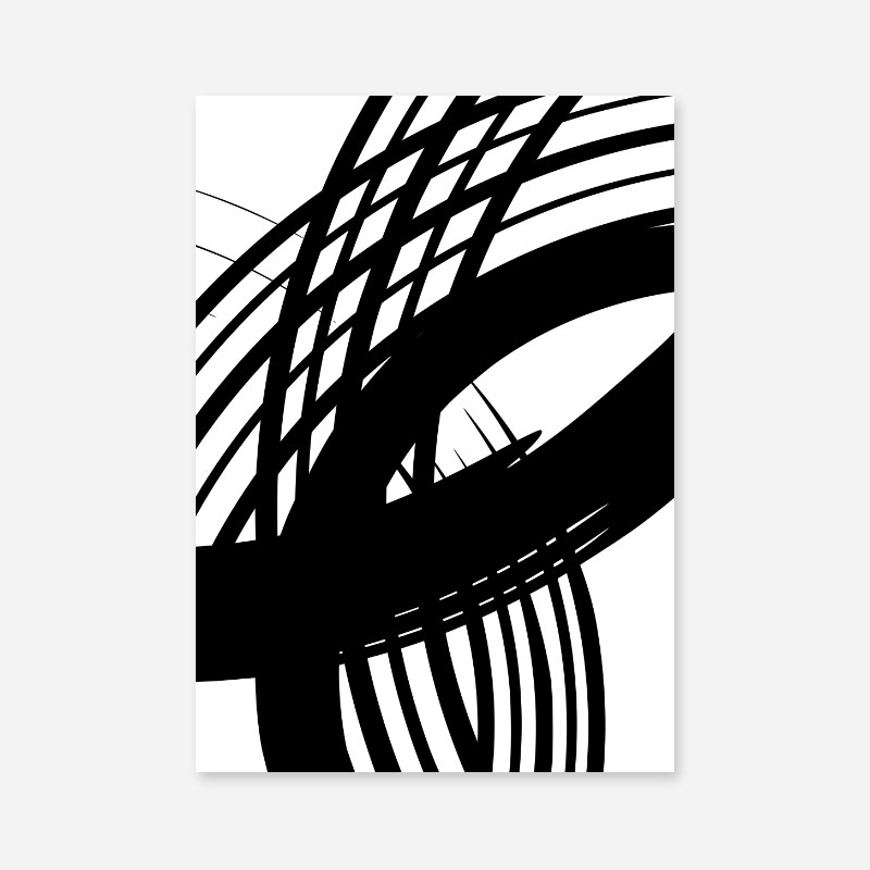 Black and white abstract minimalist scalable free downloadable wall art