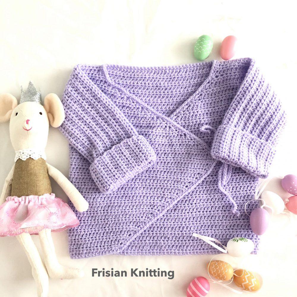 Crochet Baby Kimono Frisian knitting