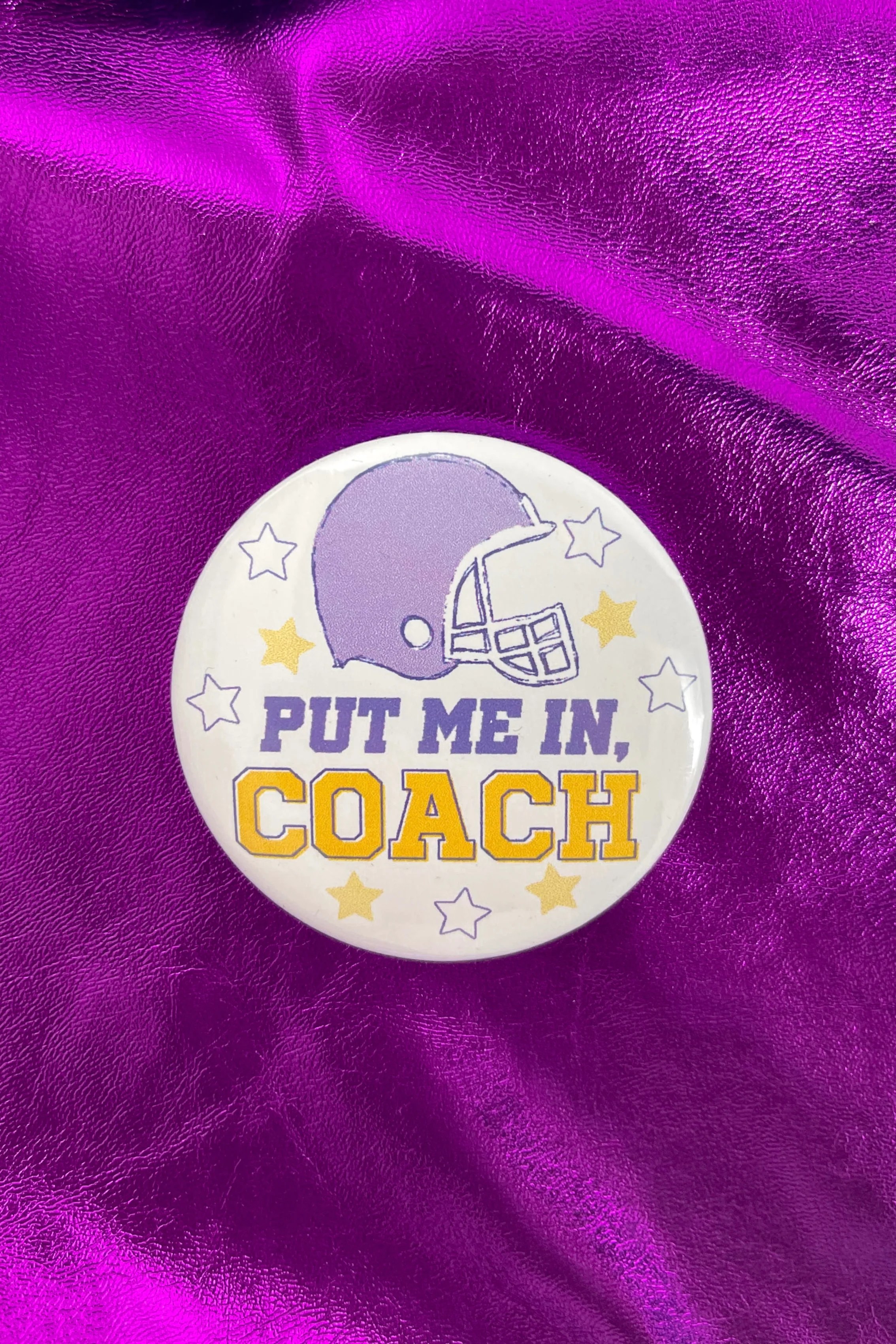 Put Me In Coach Button Frock Candy