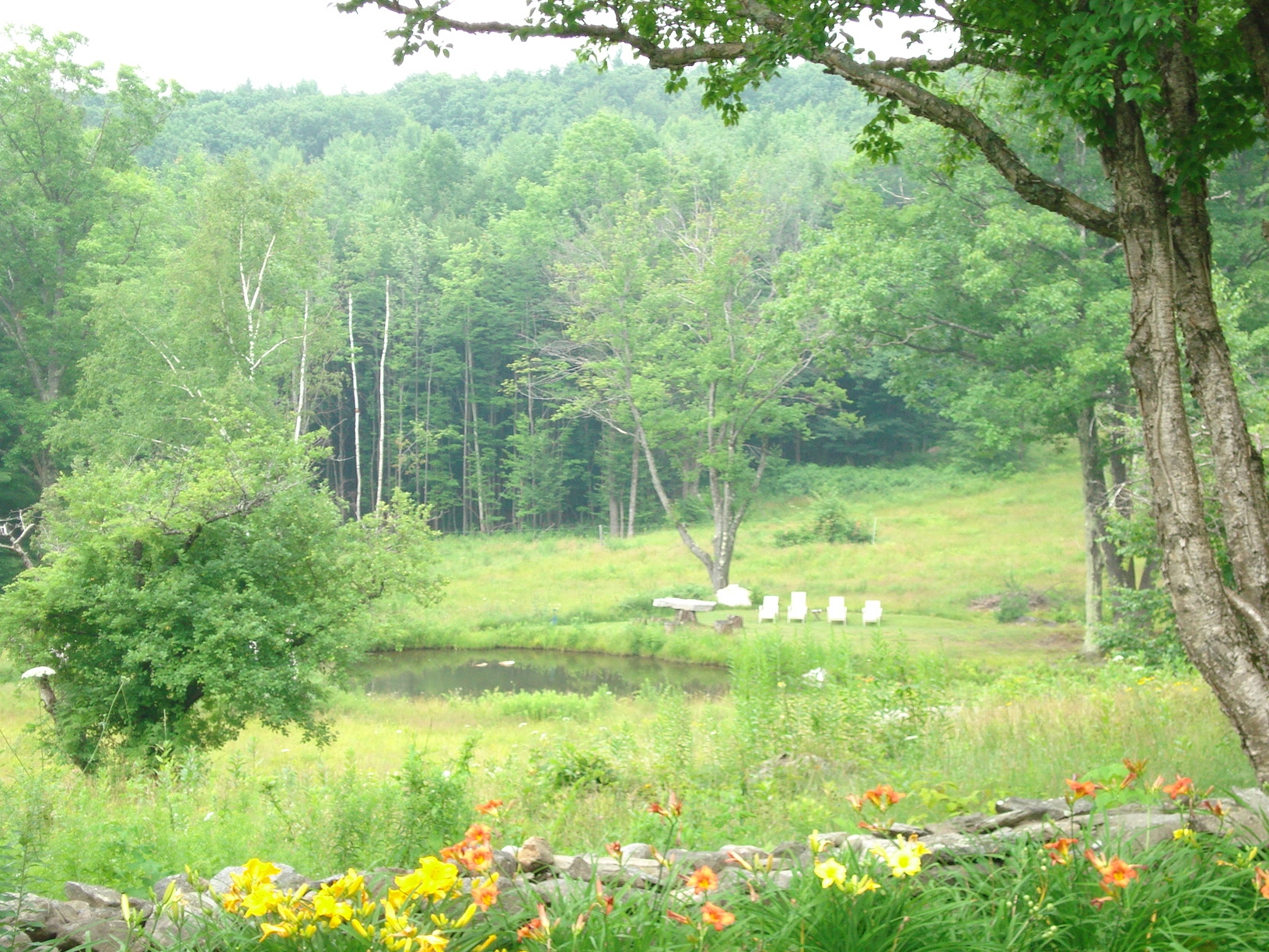 Springtime at Frog Meadow Vermont Gay Male Rock River B&B Resort near