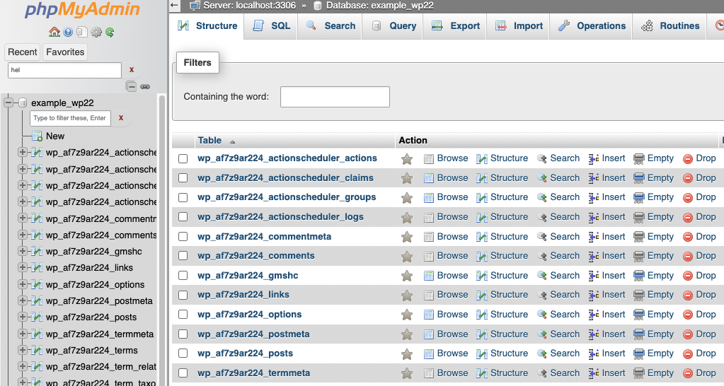 Convert All Tables in a Database from MyISAM to InnoDB with phpMyAdmin