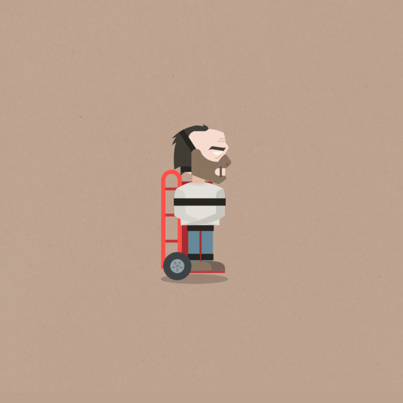 15 gifs animados de personajes terroríficos. Frogx Three