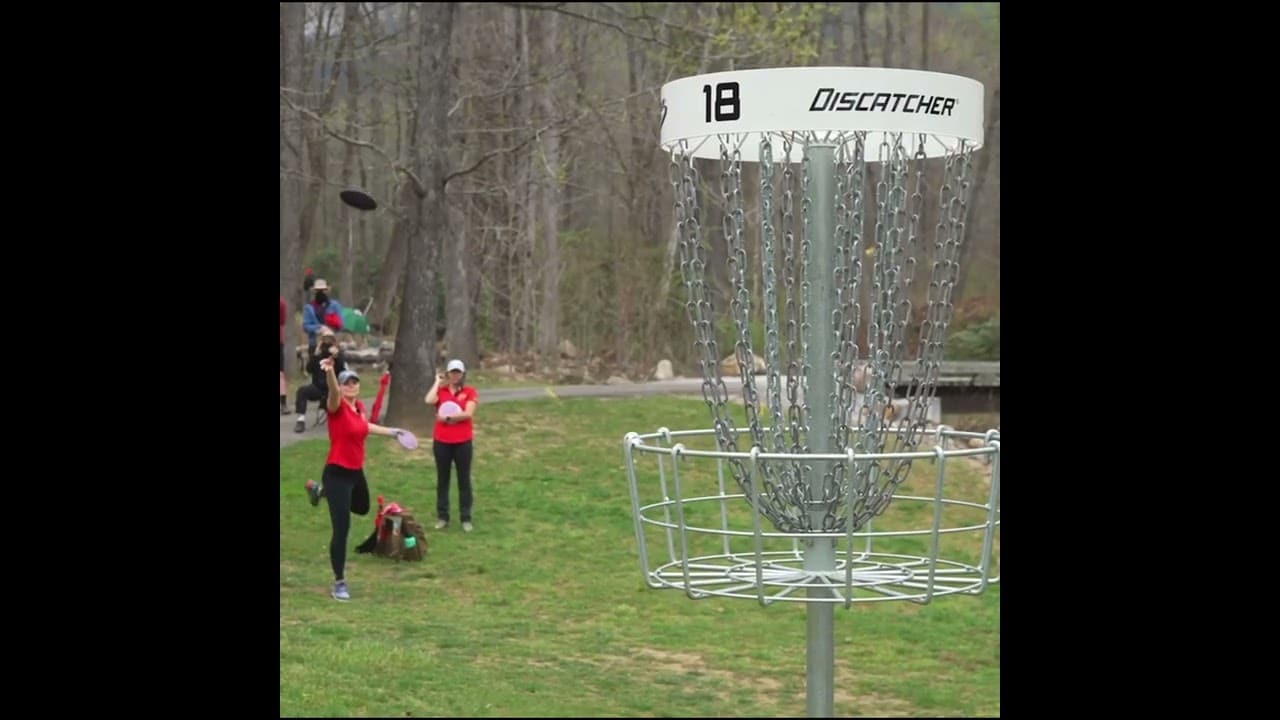 Winning Putt for the College Disc Golf National Championship! Frolf