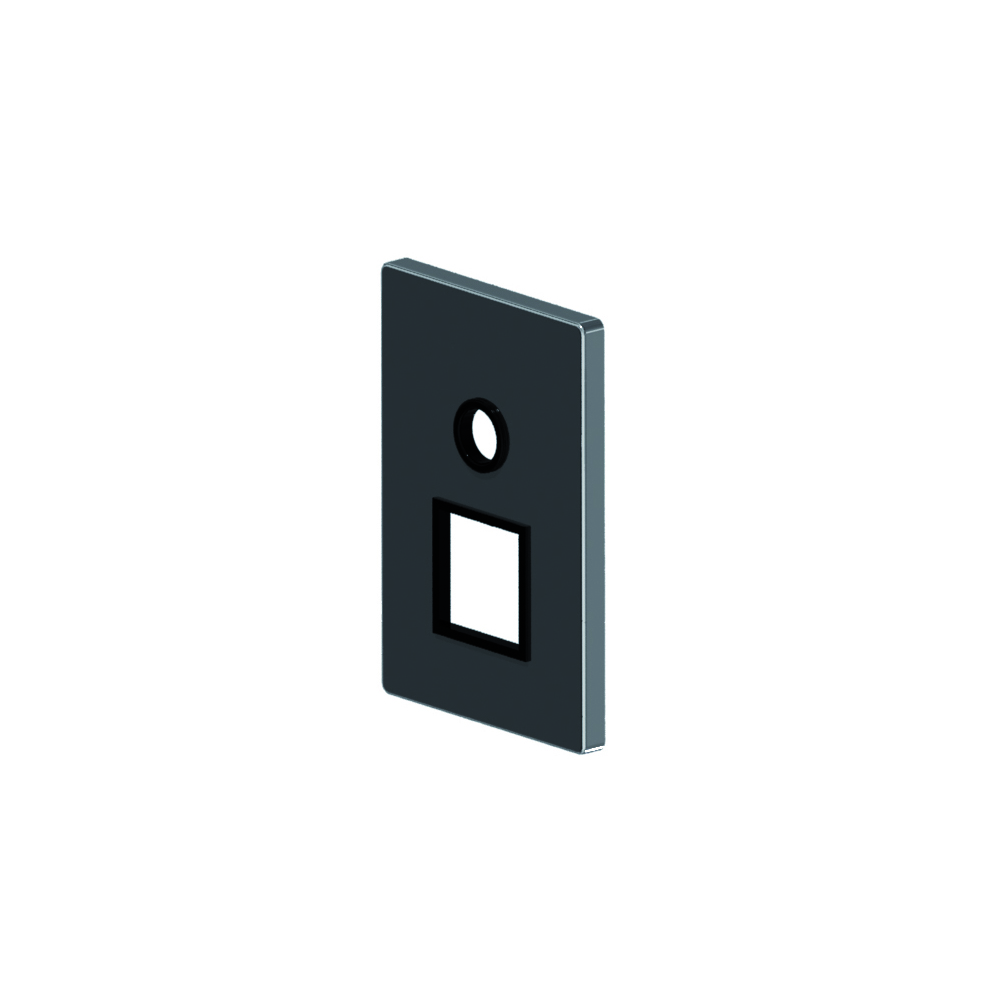 Square shower cover plate with diverter 256 Fromac