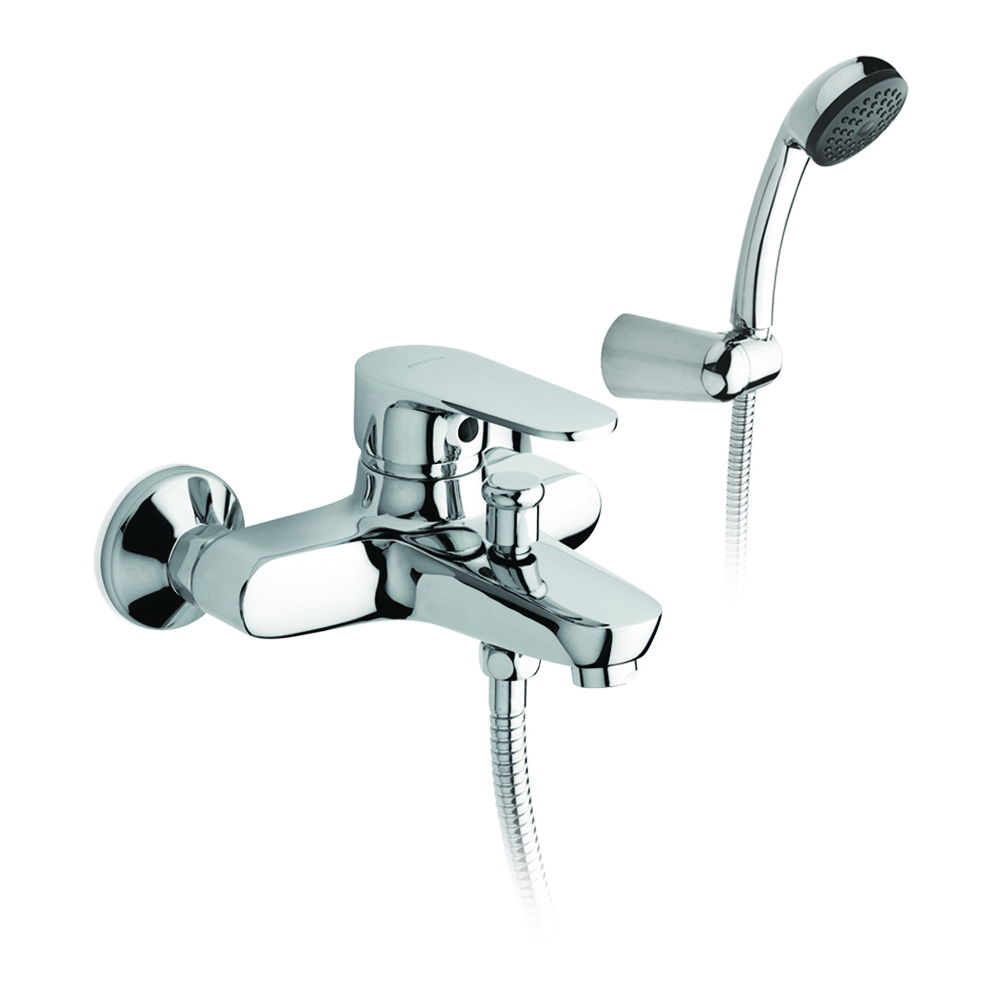 Bathtub mixer with diverter and shower kit 3600 Fromac