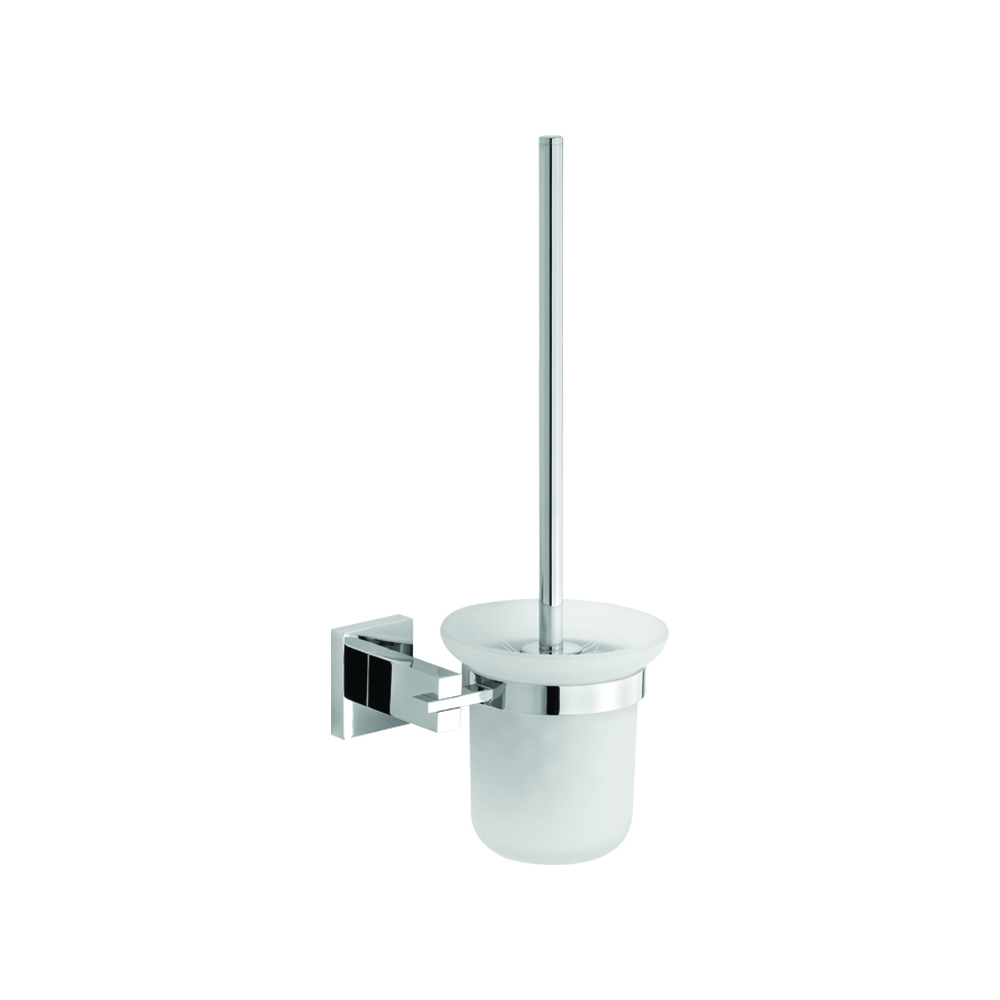 Porta scopino bagno in vetro satinato DR10 Fromac