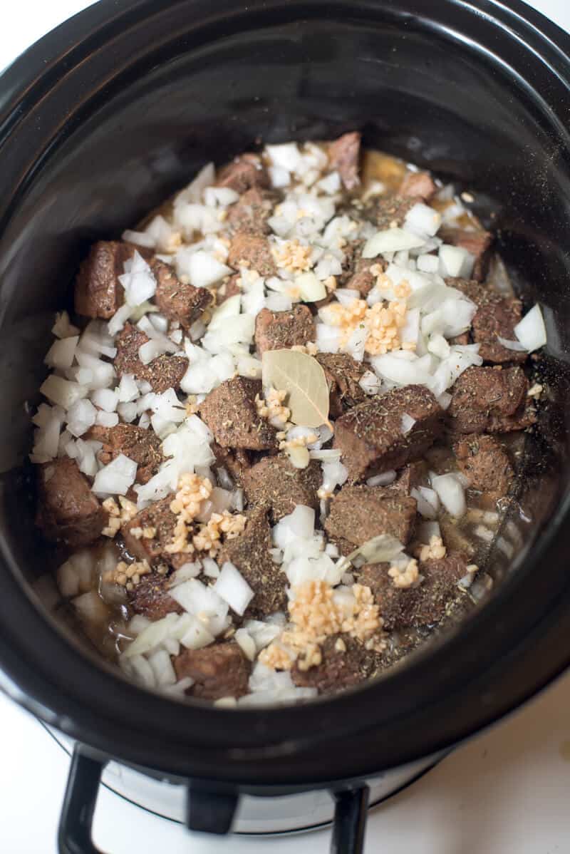 Slow Cooker Beef Tips with Gravy Valerie's Kitchen