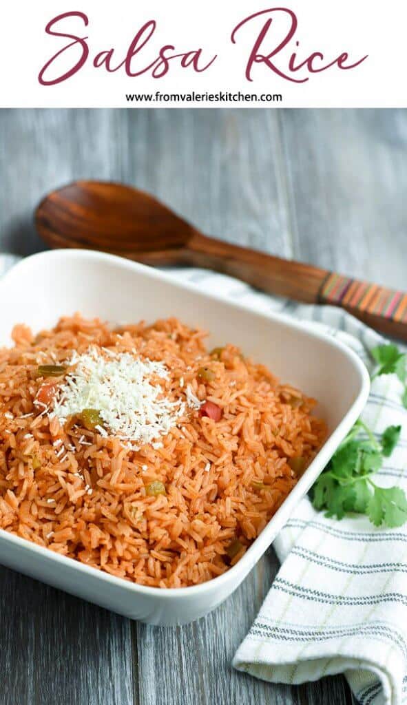 Salsa Rice A Quick and Easy Side Dish Valerie's Kitchen