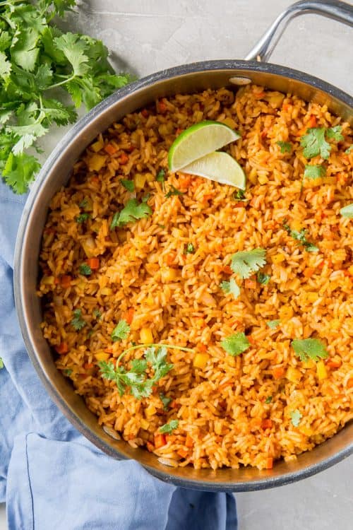 Restaurant Style Mexican Rice Valerie's Kitchen