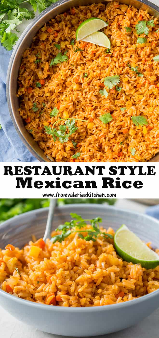 Restaurant Style Mexican Rice Valerie's Kitchen