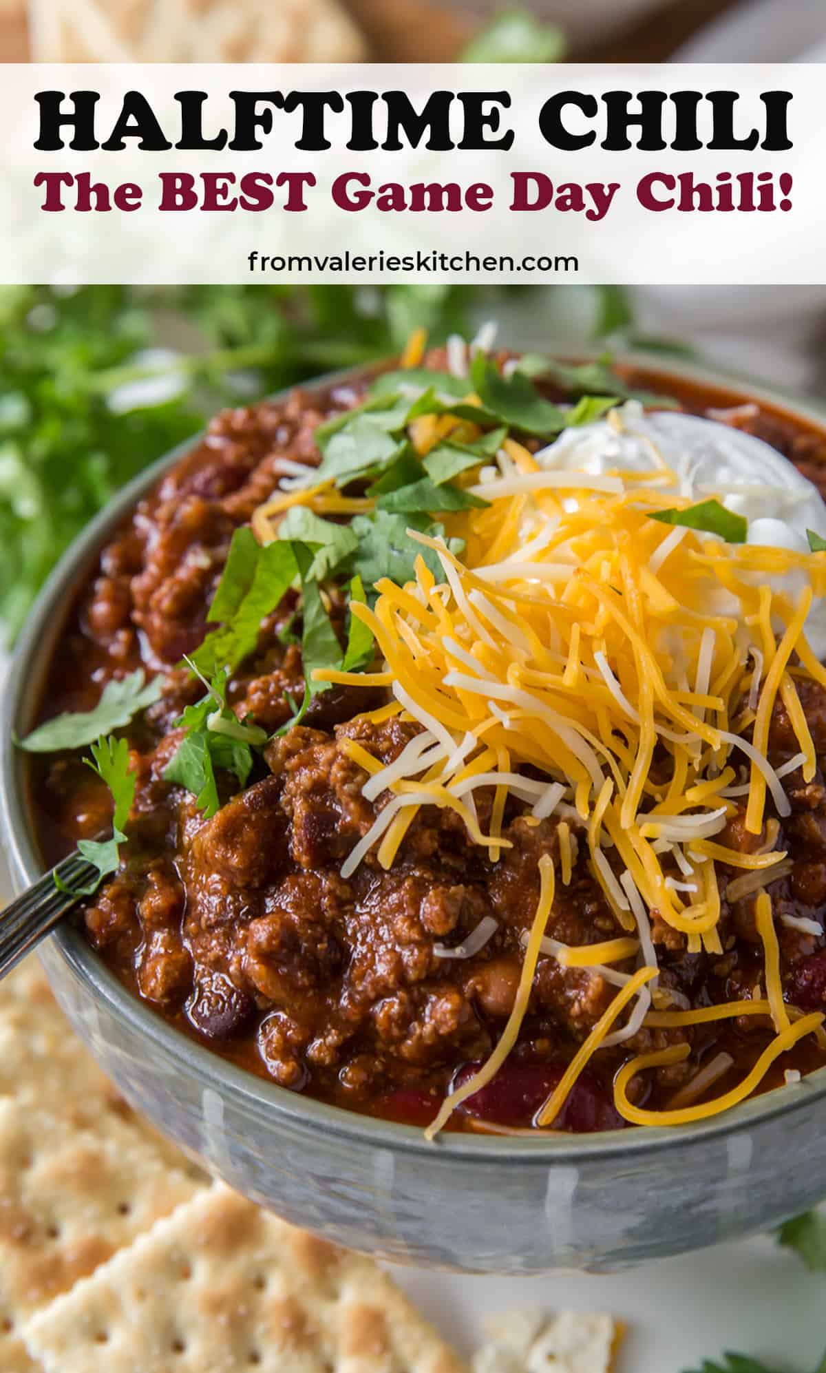 Halftime Chili (Easy Beer Chili!) Valerie's Kitchen