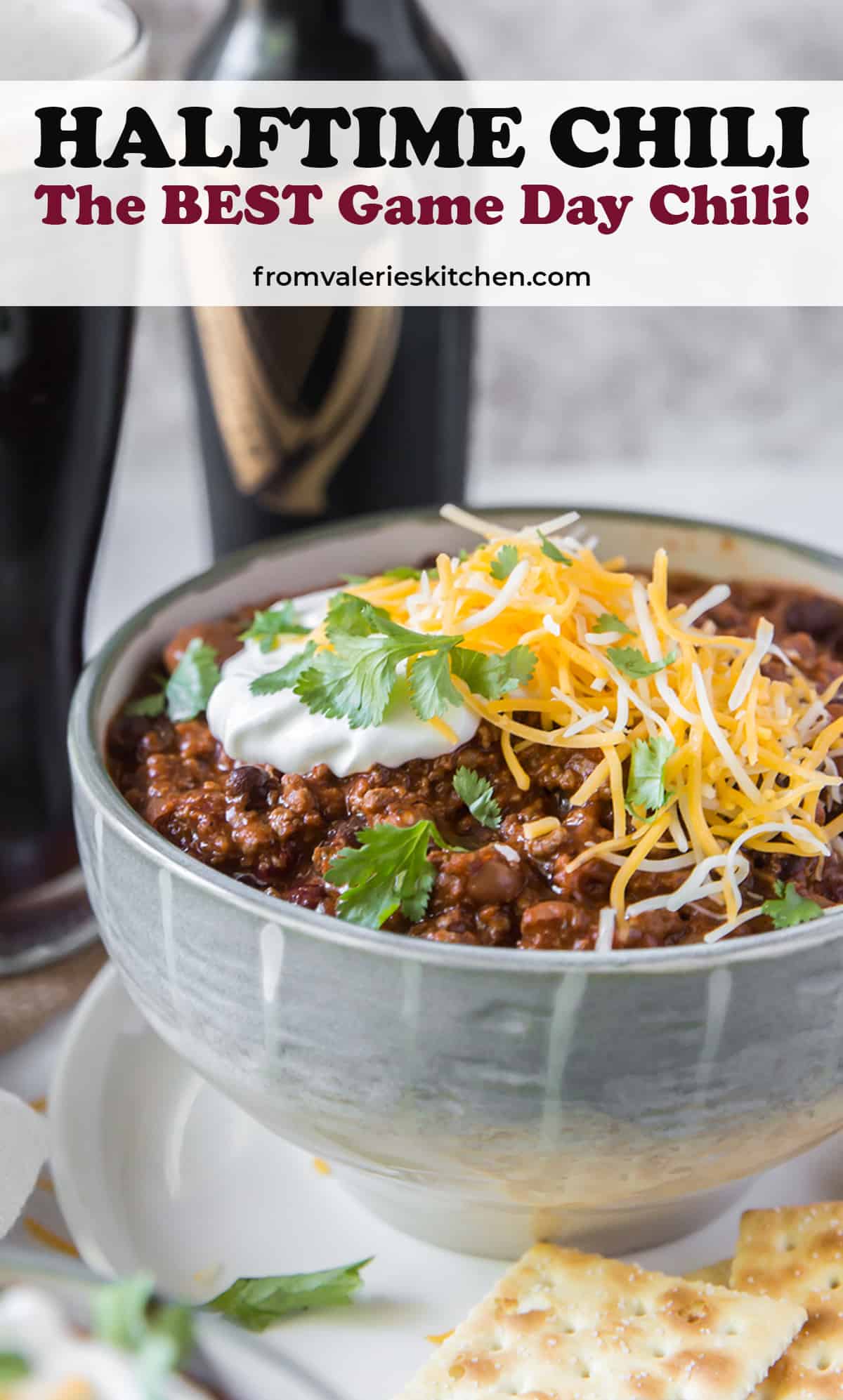 Halftime Chili (Easy Beer Chili!) Valerie's Kitchen