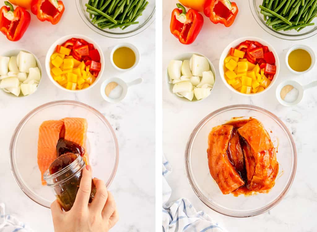 Easy Teriyaki Salmon and Vegetables Valerie's Kitchen