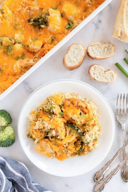 Chicken Broccoli Rice Bake (One Dish Easy Cleanup!) Valerie's Kitchen