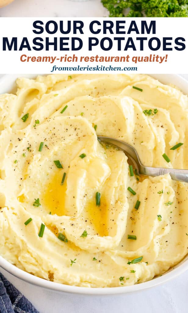 Sour Cream Mashed Potatoes (Rich and Creamy) Valerie's Kitchen