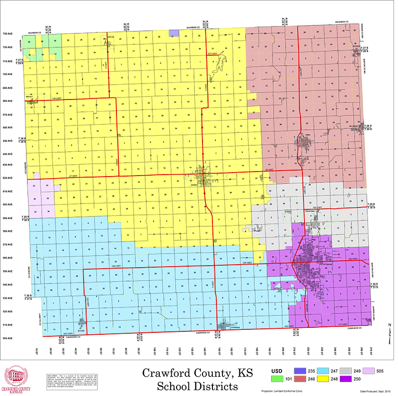 Kansas School District Map Verjaardag Vrouw 2020