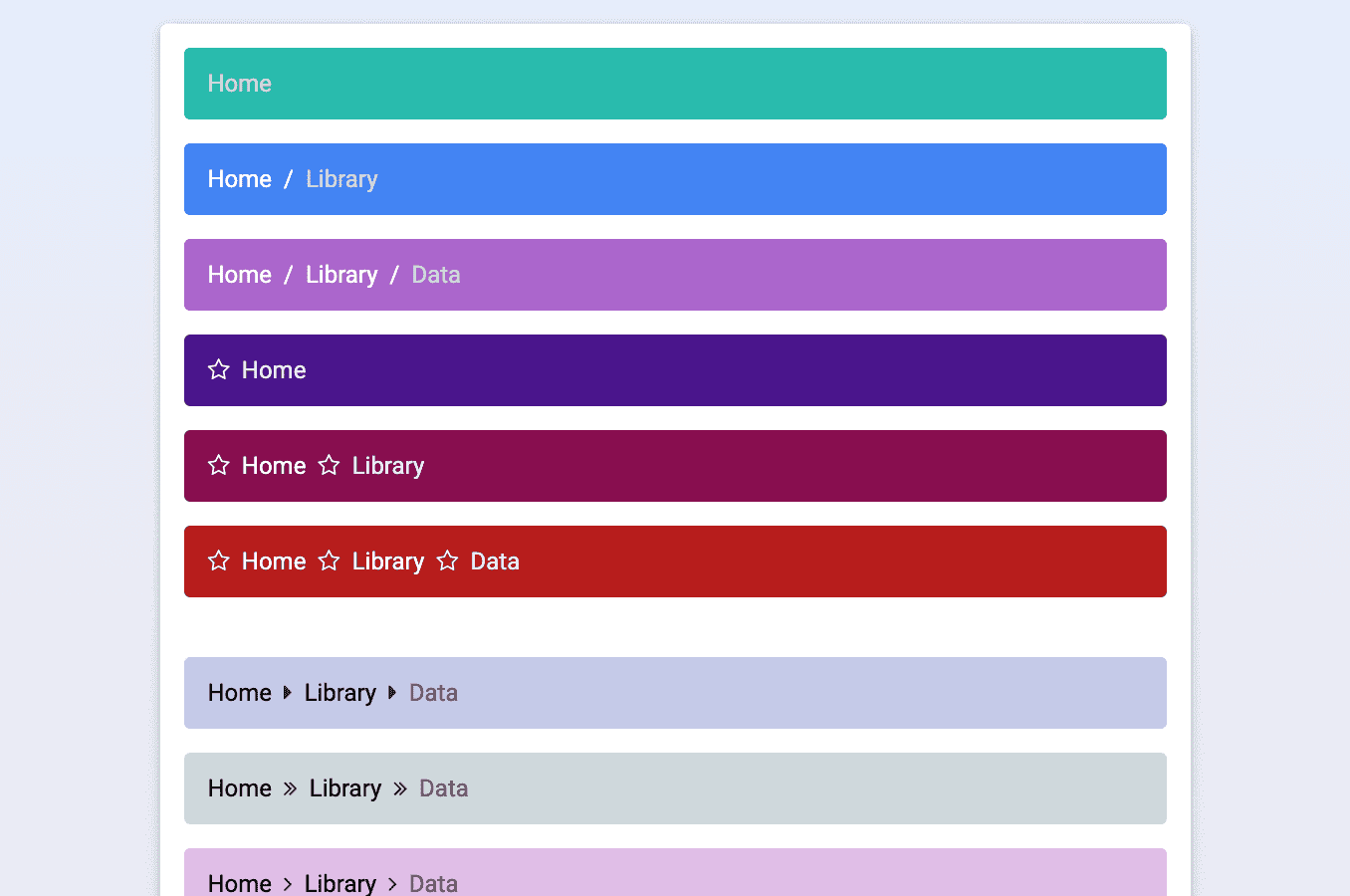 45 CSS Breadcrumb Examples