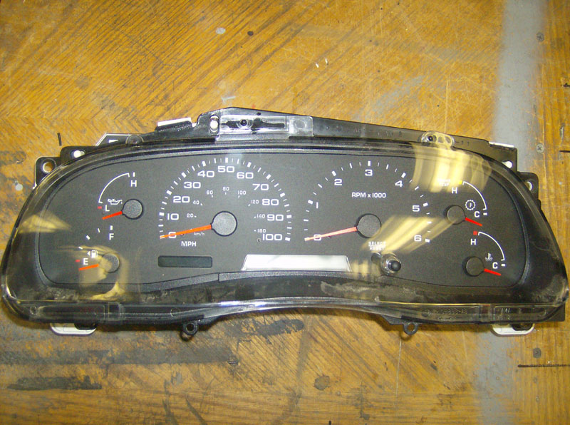 How to remove cluster cover from ford 2004 f250 sd