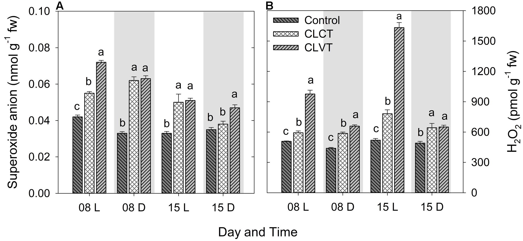 Frontiers Temperature Variation under Continuous Light Restores