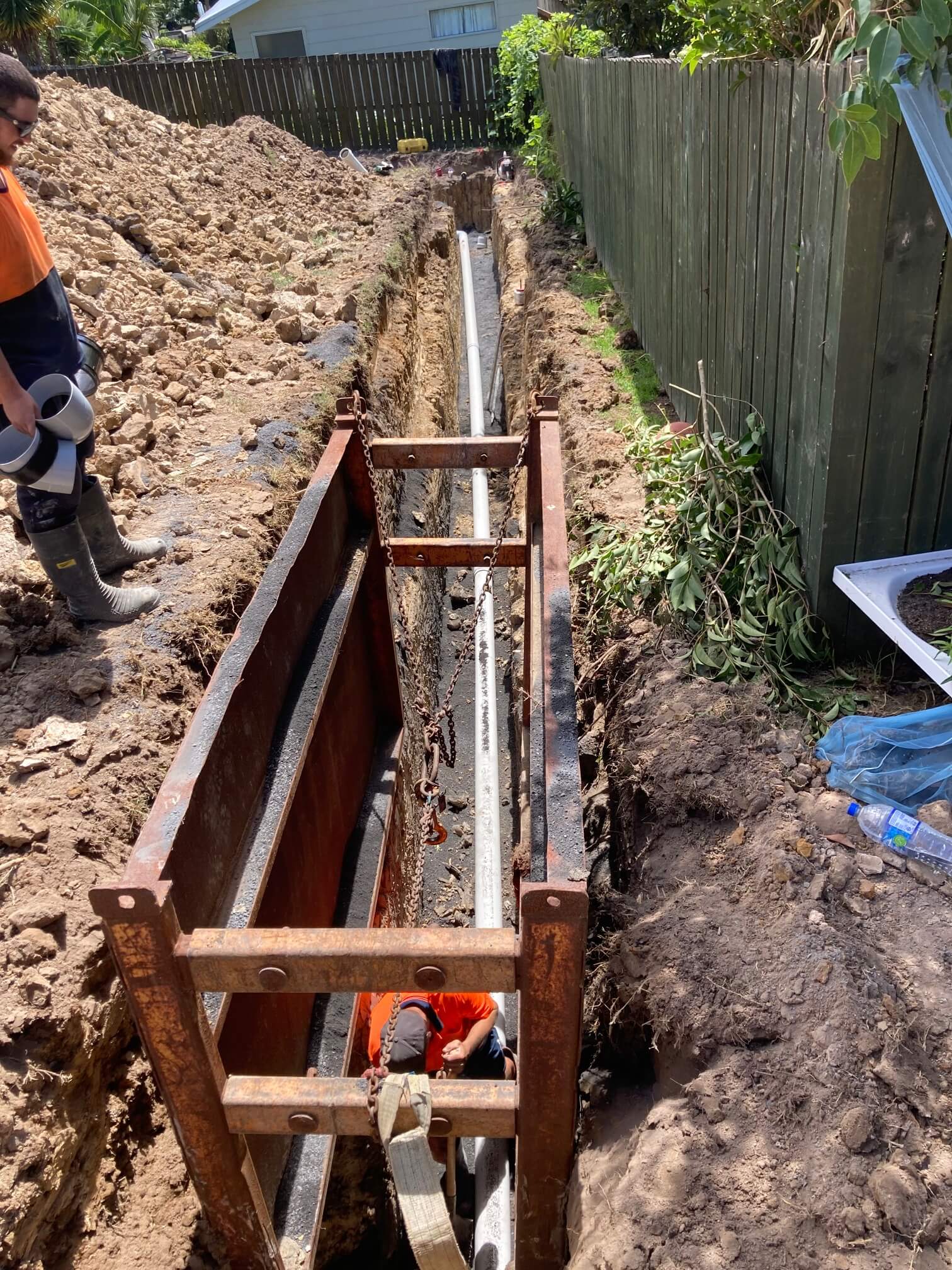 2 Lot Subdivision in Birkenhead Drain layers, Earth movers & Earth